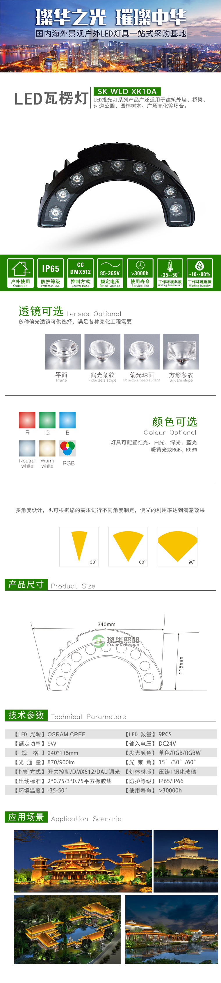 LED瓦楞灯 SK-WLD-XK10 LED瓦楞灯 SK-WLD-XK10