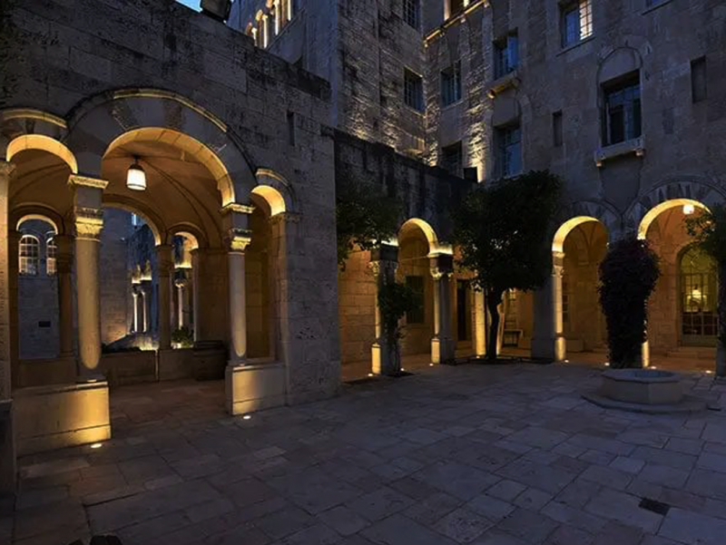 以色列基督教青年会建筑照明案例